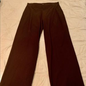 Eileen Fisher Crepe Stretch Wide Leg Pants